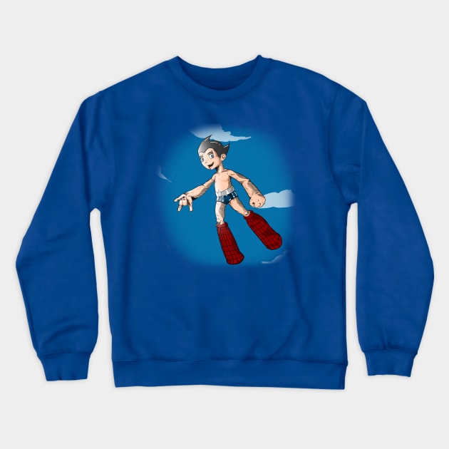 Spider- astroboy Crewneck Sweatshirt by BRed_BT